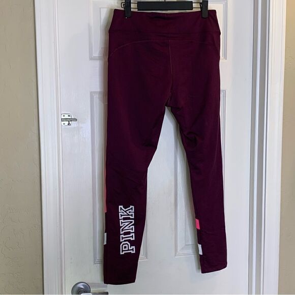 PINK Victoria’s Secret Inner Fleece Lined Leggings Size Large - Picture 7 of 10